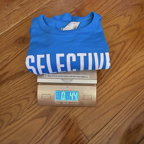 Childrens Place Selective Hearing Mode Graphic Tee Girls XL Turquoise Crewneck - Picture 7 of 7